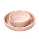 Assiette et bol rond en silicone pour bébé